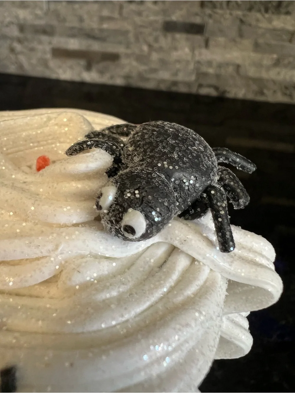 Halloween MUMMY & SPIDERS Faux Cake, 6 inches, Very Realistic & CUTE!!